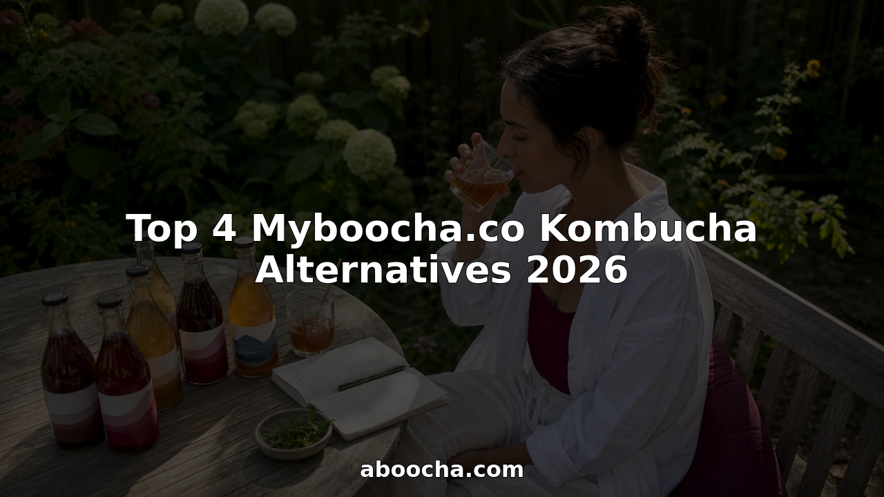 Top 4 Myboocha.co Kombucha Alternatives 2026