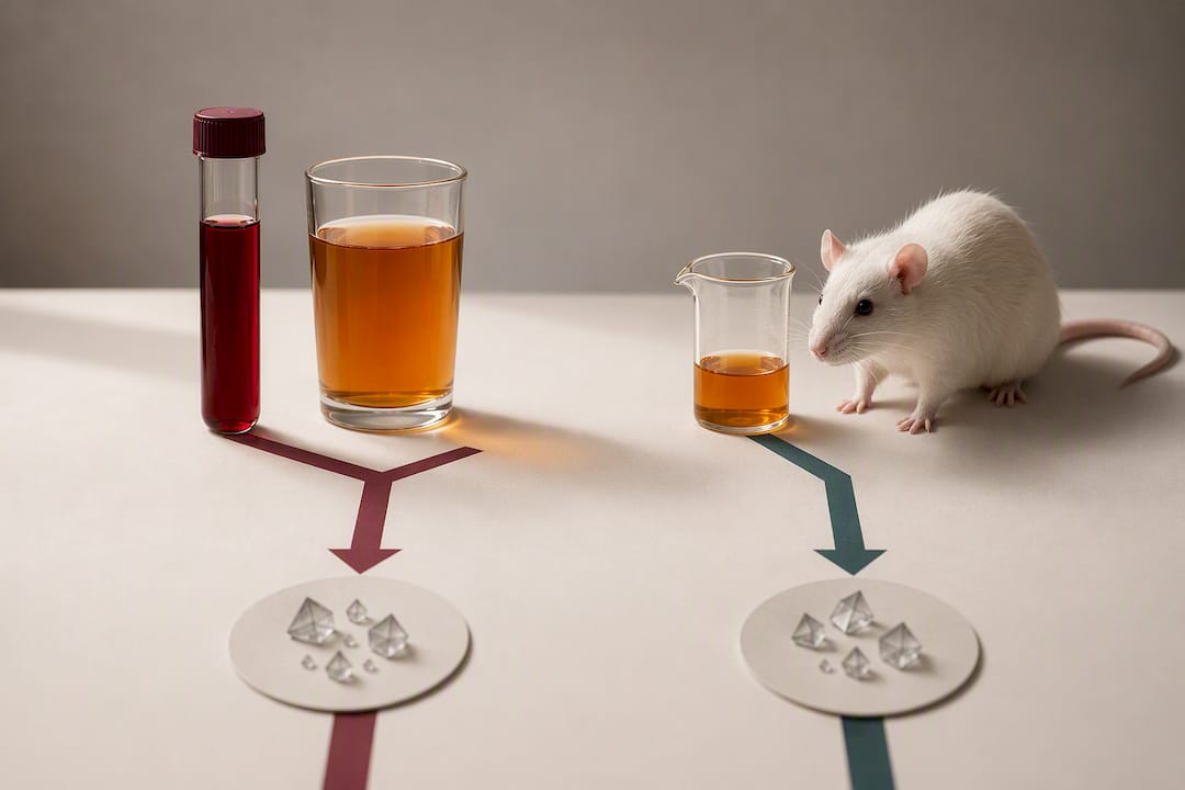 Human and rodent evidence pathways compared