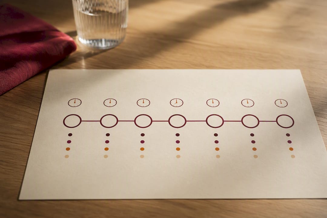Consistent daily symptom tracking sequence