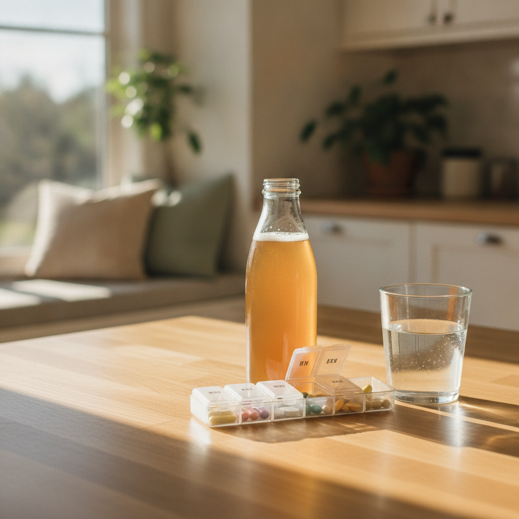 Kombucha medication interactions safety