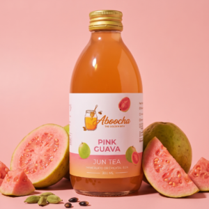 Aboocha Pink Guava Jun bottle