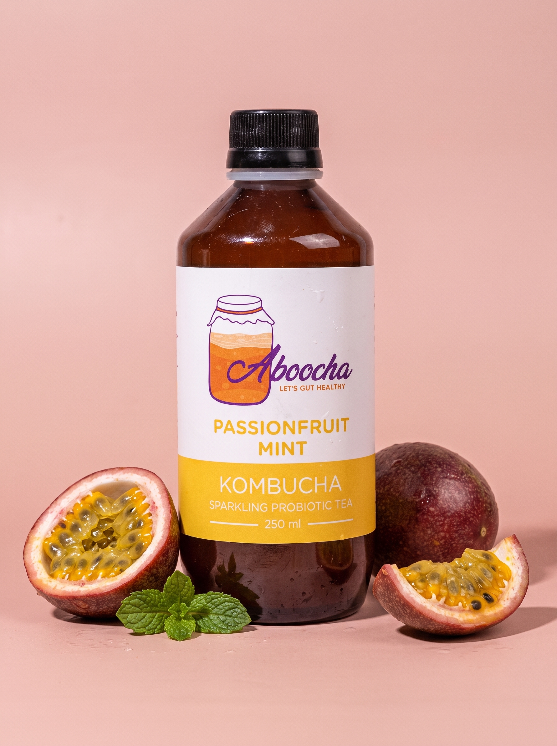 Aboocha Passionfruit Mint bottle