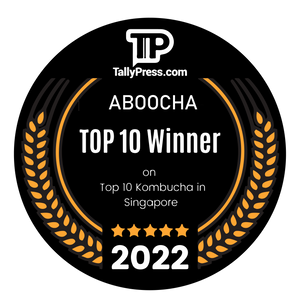 Tally Press Top 10 Kombucha in Singapore badge